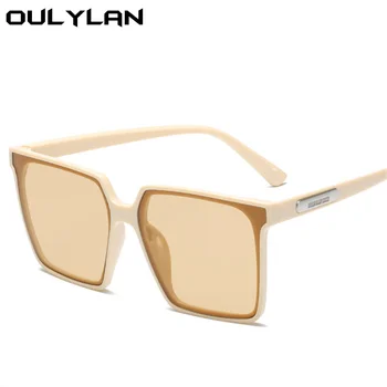 Oulylan Clasic Supradimensionat ochelari de Soare Femei Bărbați Epocă Pătrat Ochelari de Soare Nuante Doamnelor Designer de Modă UV400 Gradient de ochelari de soare