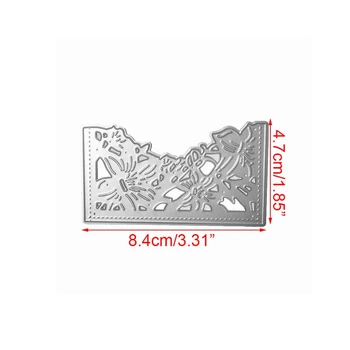 Capac de flori de Tăiere de Metal Moare Stencil Scrapbooking DIY Album Timbru Carte de Hârtie Relief Decor Ambarcațiuni