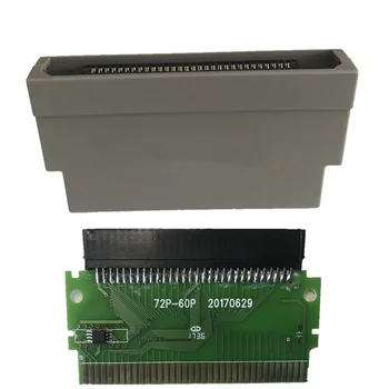 PCB 60 Pin La 72 de Pini Joc Cartuș Convertor Cu Shell pentru F-C pentru N-E-S Card de Joc