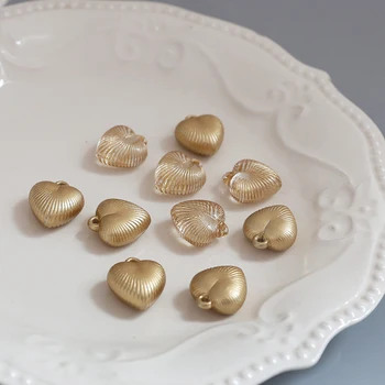 Trei dimensional dragoste rășină transparentă model agățat în formă de inimă sentiment retro bijuterii DIY material Cercei accesorii