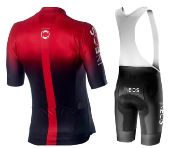 INEOS de Îmbrăcăminte NEW 2019 Bărbați Ciclism Jersey Set de Vara cu Maneci Scurte Topuri Respirabil biciclete Ciclism Îmbrăcăminte salopete pantaloni scurți Sport Uzura