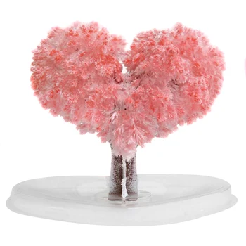 Magie în Creștere Hârtie Copac Sakura Cristal Copaci Desktop Cherry Blossom Jucării EL