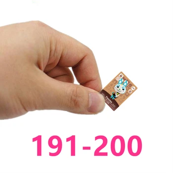Mini Card Animal Croxxing 191~200 Amxxbo Ntag215 Cip NFC Card de Joc Pentru NS Comutator