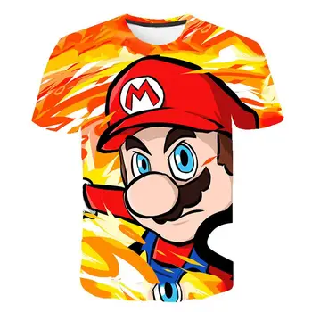 Cele mai recente Harajuku Clasic Jocuri Super Mario Copil tricou Barbati/Femei Super Smash Bros 3D de imprimare T-shirt Hip Hop tricou Streetwear Topuri
