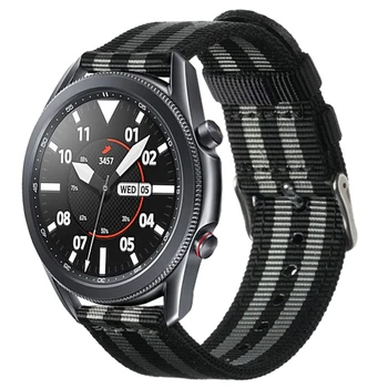 Nailon Bratara pentru Samsung Galaxy Watch 3 45mm 41mm Curea 20mm 22mm Respirabil Bratara pentru Active2 40mm 44mm/Galaxy Watch 46mm