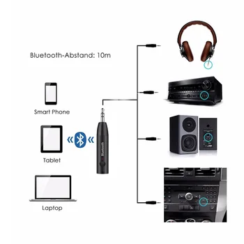 Wireless Bluetooth 5.0 Receptor Transmițător Adaptor Jack de 3,5 mm Pentru Masina de Muzică Audio Aux A2dp pentru Căști Receptor Stereo Speaker