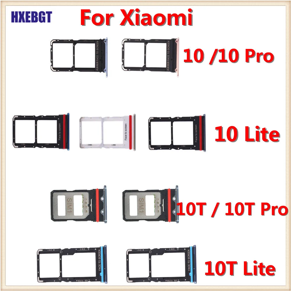 Pentru Xiaomi Mi 10 10T Pro 10T Lite Ultra Înaltă Calitate Cartela Sim Tava Suport pentru cartelă SIM Slot Suport Adaptor Priza Piese de schimb