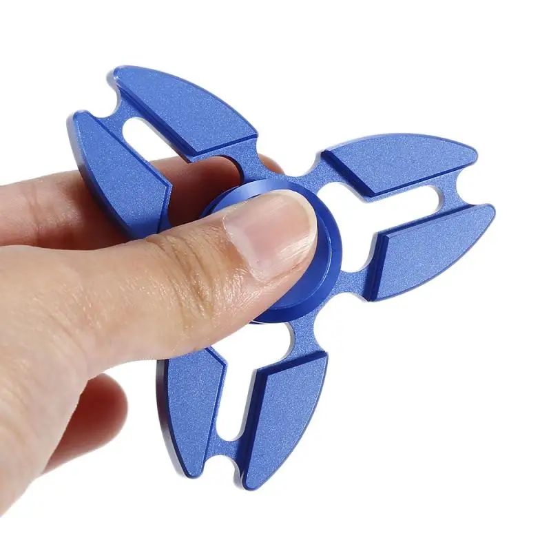VINDE FIERBINTE Aluminiu Mână Spinner Ceramică Rulment Tri-Spinner Frământa Jucărie Amuzant EDC Jucărie Pentru Copii, Adulți cu Autism Și ADHD Anti Stres