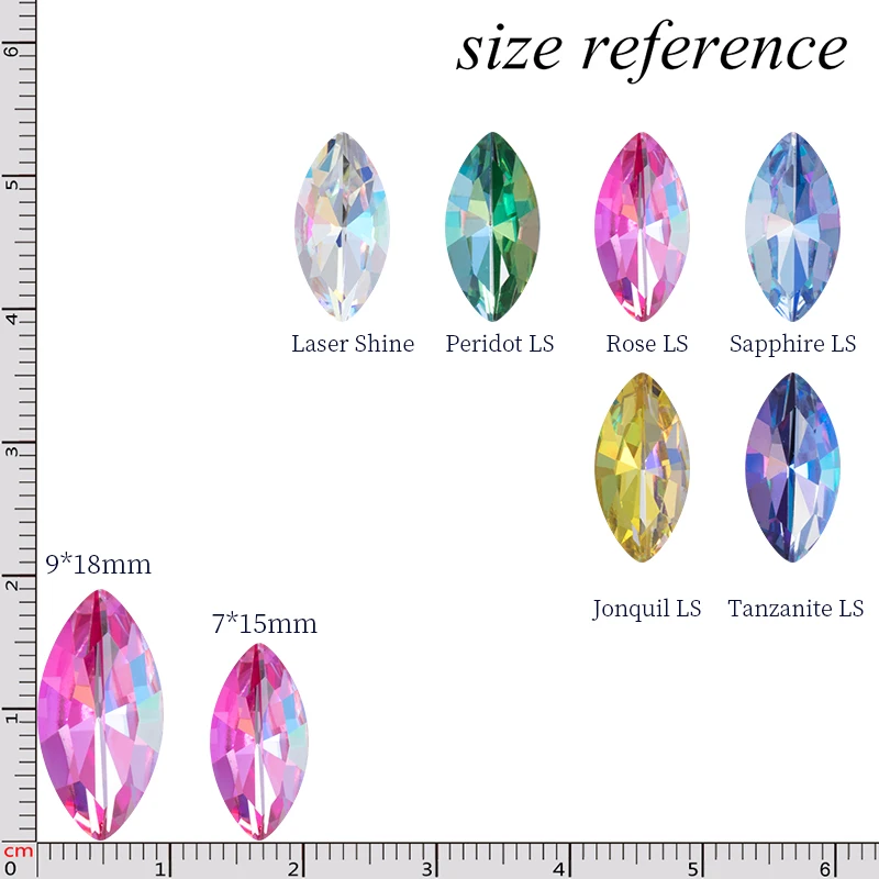 XiChuan Navette Pointback Coase Pe Pietre Stralucitoare de Cristal de Sticlă Adeziv Pe Stras Pentru DIY Accesorii Rochie de Luare de Bijuterii