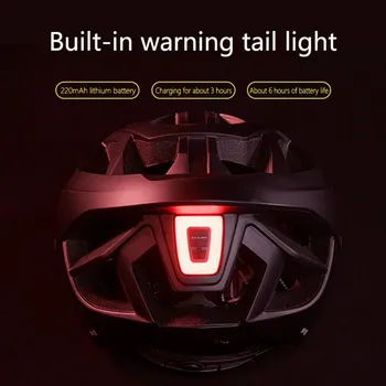 Casca de bicicleta LED Reîncărcabilă Intergrally-turnate Drum Casca de Biciclete de Munte în condiții de Siguranță Pălărie Casca Ciclism