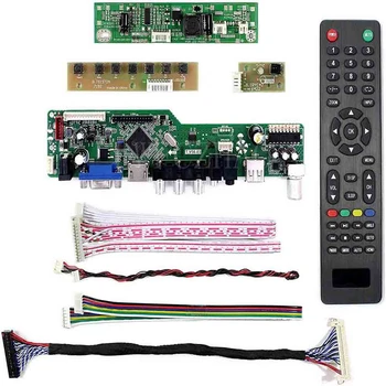 Noi TV56 Kit M270HW02 M236HGE LM230WF5 M215HGE T215HVN01 TV+HDMI+VGA+AV+USB LCD ecran cu LED-uri Controler de Bord