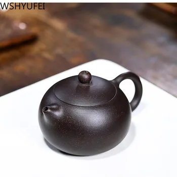 WSHYUFEI ceainic Yixing zisha xishi ceai oală manual fierbător personalizare lut violet drinkware 188 mingea gaura filtru 150ml