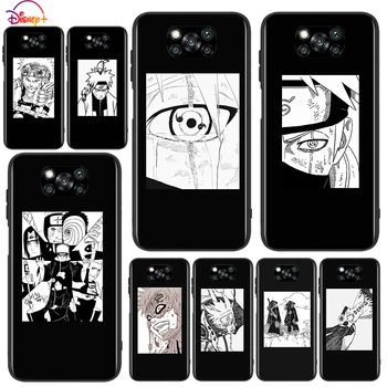 Animate Naruto Pentru Xiaomi Poco X3 NFC M2 X2 F2 F3 C3 M3 F1 Pro Km Juca A3 A2 A1 6 Lite Negru Moale Caz de Telefon