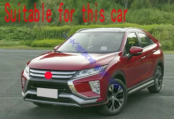 Pentru Mitsubishi ECLIPSE CRUCE 2018 2019 ABS Cromat lămpii de Ceață Față Lampă Capac Ornamental de Turnare Bezel Ornat Autocolant