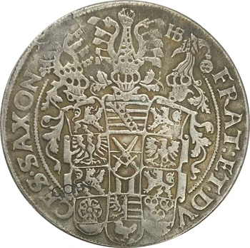 1592 Germania 1 Thaler Colecție De Cupru Si Nichel Placat Cu Argint Copia Fisei