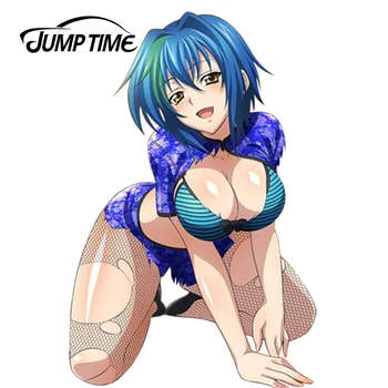 JumpTime 13cm x 8.3 cm Anime Fată Sexy Fierbinte High School DxD Xenovia Quarta Grafic Frumos Vinil Geamul Mașinii Laptop Decal