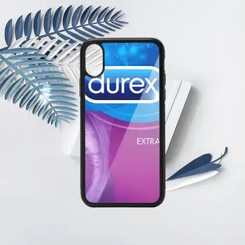 Creative Durex Caz Telefon TPU Pentru iPhone X XR XS 11 12 mini Pro MAX 6 6S 7 8 Plus SE 2020