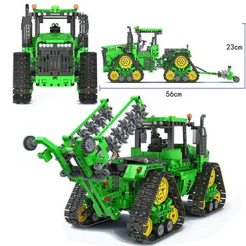 În Stoc Câștigător Oraș Tehnice Rc Caterpillar Tractoare Cu Ecartament De Inginerie Utilaje De Excavat Camion De Model Blocuri Jucarii