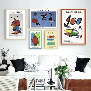 Joan Miro Picturi Celebre Galerie De Artă Abstractă Postere Si Printuri Panza Pictura Imaginile De Pe Perete Decorativ Decor Acasă