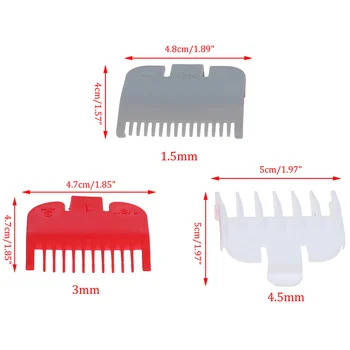 Hair Styling Tuns Limita Pieptene Ghid de Tăiere Frizer Înlocuire de Tuns Instrument Ultra-subțire Limita Pieptene