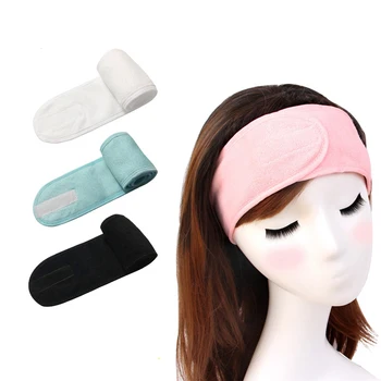 De Vânzare La Cald Pălării Largi Hairband Yoga, Spa, Baie Cu Duș Machiaj Se Spală Pe Față Cosmetice Bentita Pentru Femei Doamnelor Make Up Accesorii