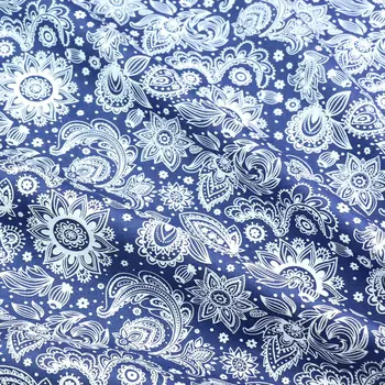 Retro Floral Tesatura de Bumbac Fetita din Bumbac imprimat, material Pentru Copii Sac de Dormit Material