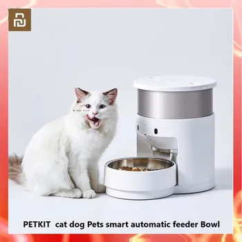 Xiaomi PETKIT pisica Animale de companie câine inteligent alimentator automat Castron APLICAȚIE de Control de la Distanță Inteligent alimentator 304 din oțel inoxidabil castron pet