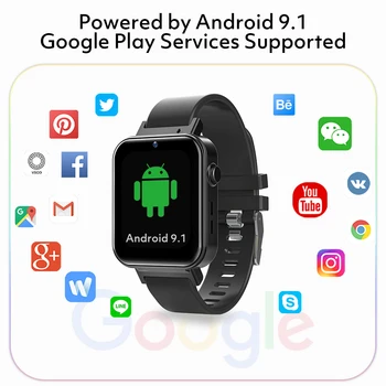 Rogbid Aer 4G LTE Ceas Inteligent GPS Telefon 4GB 128GB Camera de 5MP Fata ID-ul WIFI Smartwatch Bărbați Android 9.1 IP68 rezistent la apa Pentru Xiaomi