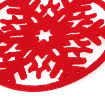 10buc Fulgi de zăpadă de Crăciun Cupa Mat Petrecere Masă roller-Coastere fel de Mâncare Tava Pad Decoratiuni de Craciun