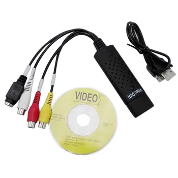 New Sosire USB 2.0 Capture Easycap 4 Canale Video, TV DVD, VHS Audio Capture Card Adaptor TV Video DVR