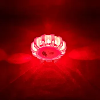 LED Lumină Roșie Far Auto Rutiere de Semnalizare de Siguranță de Urgență Lumina IP44 Magnet Luminile de Avertizare de pe marginea Drumului rachete de Semnalizare, Lumina de Lucru USB de Încărcare