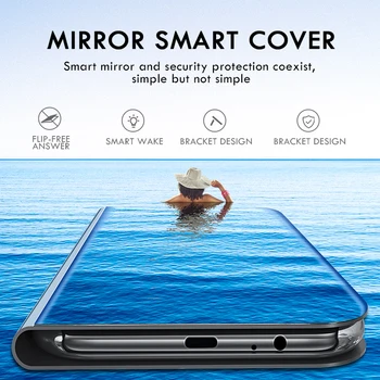 Smart Mirror Caz de Telefon Pentru Samsung Galaxy S10 S9 S8 Plus S10E A6 A7 A8 2018 Nota 8 9 A10 A30 A40 A50 A60 A70 M10 M20 M30 Acoperi