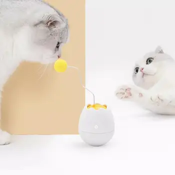 Pahar Leagăn Jucărie Pentru Pisici Pisoi Interactive Electrice Jucarii Inteligente Masina Echilibru Pisica Urmarind jucarie Cu iarba matei Amuzant Produse pentru animale de Companie
