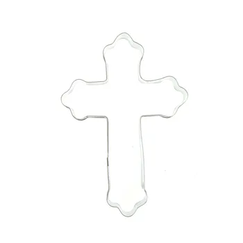 Nou 1 buc Oțel Inoxidabil Fondant Biscuit Mucegai Halloween Cruce Cookie Decorare de Tăiere Tort de produse de Patiserie de Copt Instrument de 9*6.3 cm