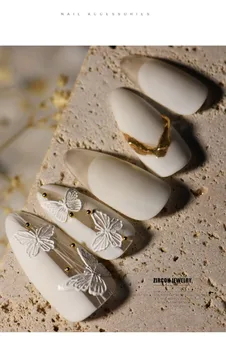Noi ambarcațiuni de unghii autocolante de unghii 3D autocolante fluture trei-dimensională de relief de decorare arta de unghii autocolante
