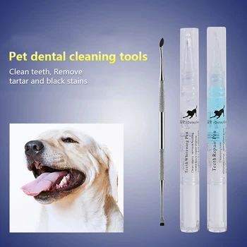 2/3Pcs Animale de companie Dinți de Curățare Instrument de Animale de companie Câine de Curatare a Dintilor Albire Creion de Curatare a Dintilor Pen Câini Pisici Plante Naturale pentru Îndepărtarea Tartrului