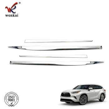 Accesorii auto Pentru Toyota Highlander 2020 2021 Ușa panoului Lateral Kit Ornamente Cromate Autocolant ABS 4BUC