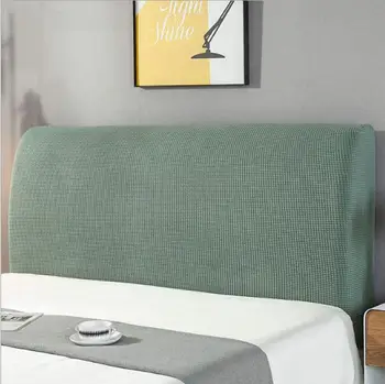 Flexibil bedhead acoperi full-inclusive acoperă culoare solidă noptiera spătarul protecție bordura capacului de praf de decorare dormitor moale