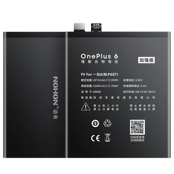 Nohon pentru Oneplus Baterie 6 BLP657 BLP699 pentru Oneplus 7Pro 1+ Acumulator de schimb BLP637 BLP613 pentru Un Plus de 5 5T 3 3T Batarka