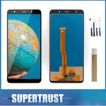 Pentru SAMSUNG Galaxy A7 2018 LCD A750 SM-A750FN/DS A750F Display LCD Cu Senzor Tactil Digitizer Sticla+ Rama+Kit
