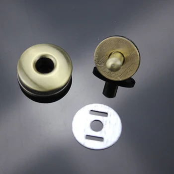 10sets/lot de înaltă calitate perie de bronz terminat portofel geanta magnet butonul 10sets/lot