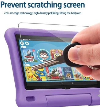 Pentru Amazon fire HD 8 Copii (10-Gen, 2020) -9H Premium Tableta Clar Temperat Pahar Ecran Protector de Acoperire
