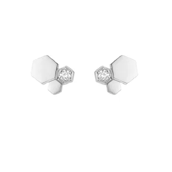 Argint 925 Direct stup taie hexagon CHAUMET cercei faimosul brand de bijuterii Fine pentru mama Pentru femei en-gros