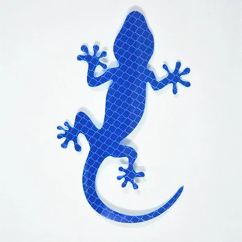 1buc Masina Autocolant Reflectorizant de Avertizare de Siguranță Marca de Masini Auto Exterioare Accesorii de Conducere de Noapte Avertizare Gecko Benzi de Lumină Reflector
