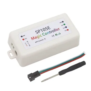 SP105E SP107E SP108E Bluetooth Wifi Controler de Muzică Pentru WS2801 WS2811 WS2812B SK6812 Magic LED Pixel Benzi luminoase RGB Controler