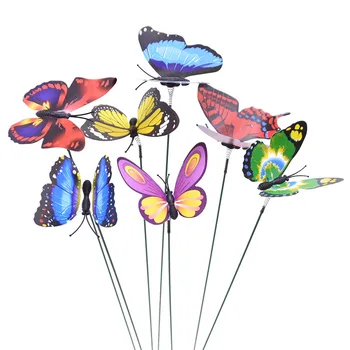 10-20buc/Niște Fluturi de Gradina Curte de Plantat Colorat Romantic Fluture Miza Decor Decor în aer liber Ghiveci Decor