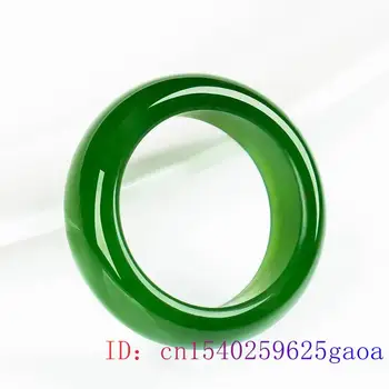 Jad Verde Inel Chineză Darurile Naturale De Moda Sculptate Amuleta Jadeit Bijuterii Meserii Farmec Hetian