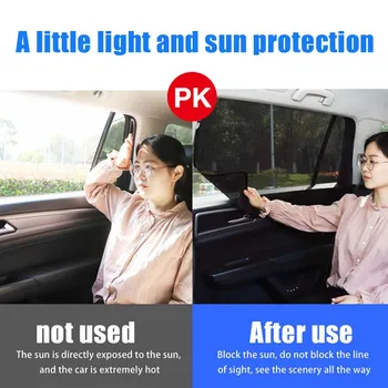 Masina Umbra Soare Protectie UV Auto Cortina de Acoperire Universal Magnetic Laterale ochiurilor de Plasă Auto Parasolar Auto Soare Solar Film Umbra pentru copil de a Călători