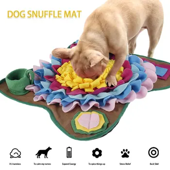 Câine De Companie Sniffing Pad Sforăi Mat Nas Mirosul De Formare Puzzle Jucărie Lent Alimentare Distribuitor Produse Alimentare Covor Lavabil Consumabile Pentru Animale De Companie