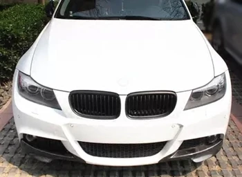 Fibra de Carbon, Difuzor Față de buze Splittere Flapsuri Șorțuri Pentru BMW Seria 3 E90 M Sport M-Tech 2006-2012 Bara Aripioarele de Styling Auto